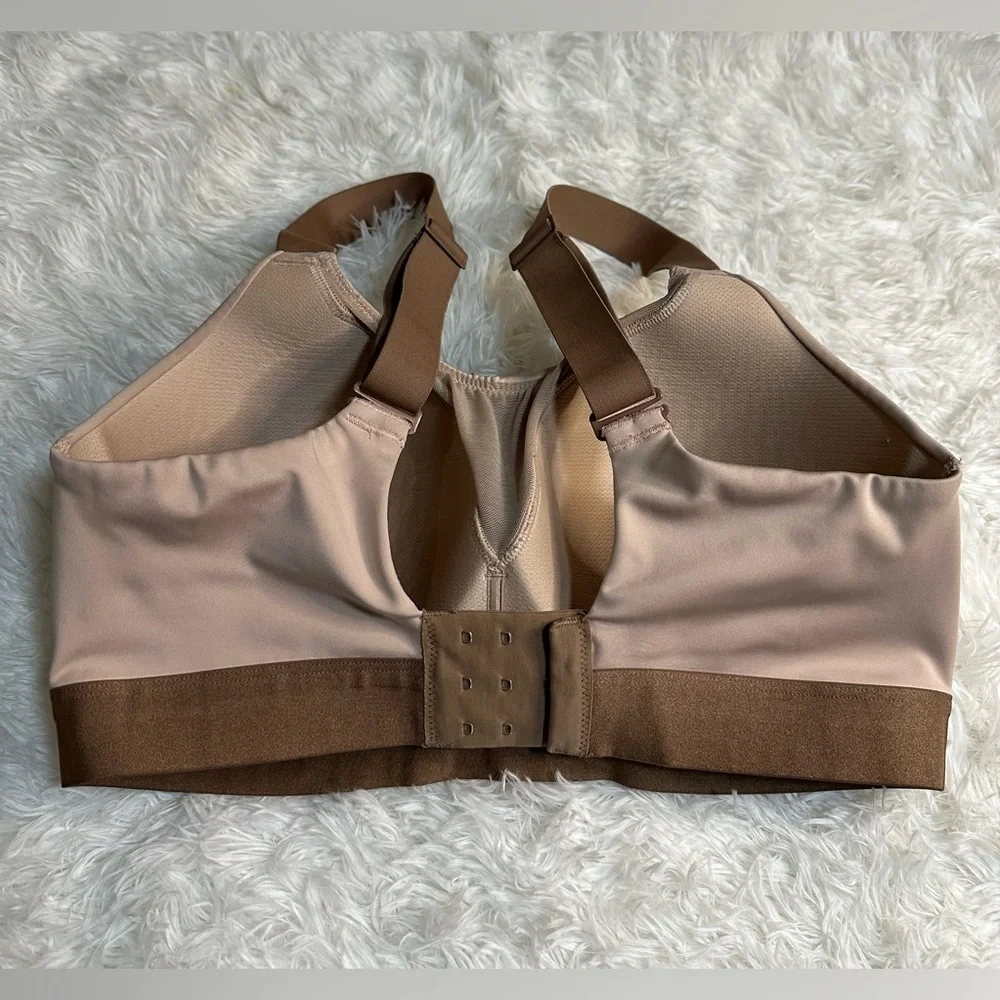 ThirdLove Sports Bra 34 E Brown Kinetic Adjustable High Support Cups Wireless - Picture 4 of 13